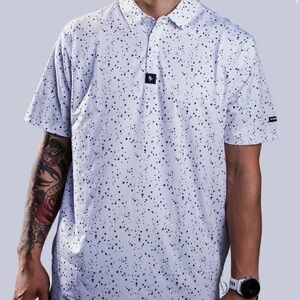 Cosmic Sprinkle Golf Polo